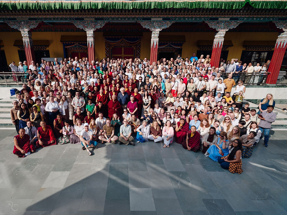 Photograph from KIBI - A Portal to Goodness — Karmapa International Buddhist Institute, New Delhi, India — March 2026 — photograph by Tokpa Korlo