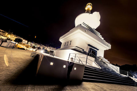 Photograph from Benalmadena - The Stupa of Dancing Light — Stupa de Benalmádena, Benalmádena, Spain — April 2015 — photograph by Tokpa Korlo
