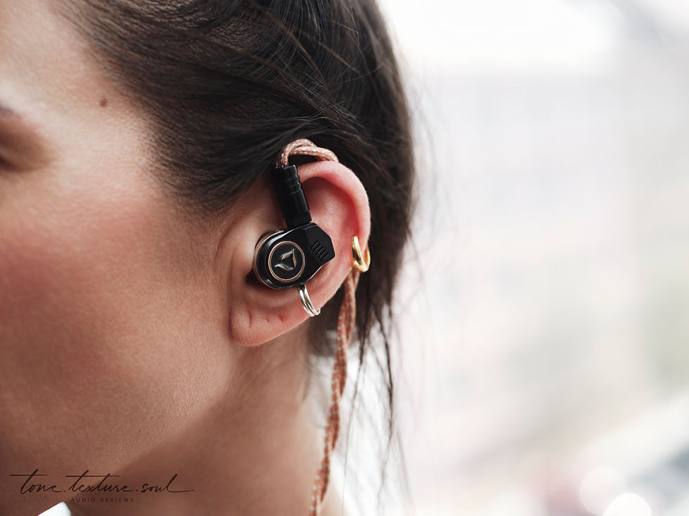 Tone Texture Soul Dita Ventura IEM Review, in ear fit female