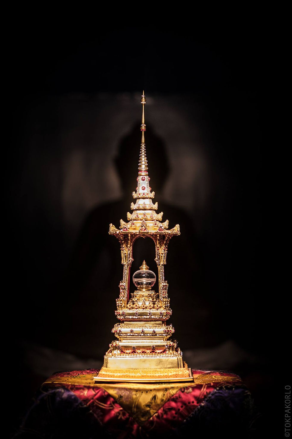 Photograph from Paris - The Buddha Relics — Grande Pagode de Vincennes, Paris, France — April 2016 — photograph by Tokpa Korlo