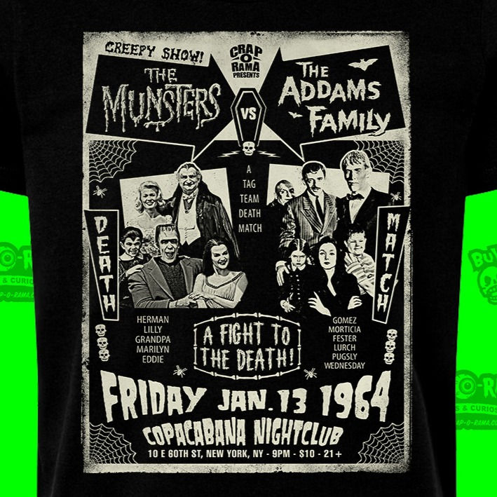 Munsters Vs. Addams Family T-Shirt