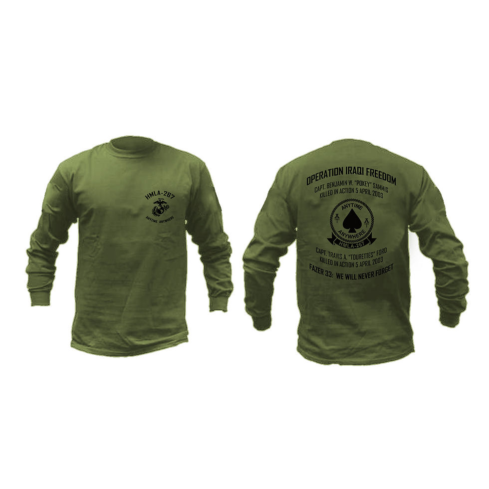 Memorial HMLA-267 Long Sleeve - OD
