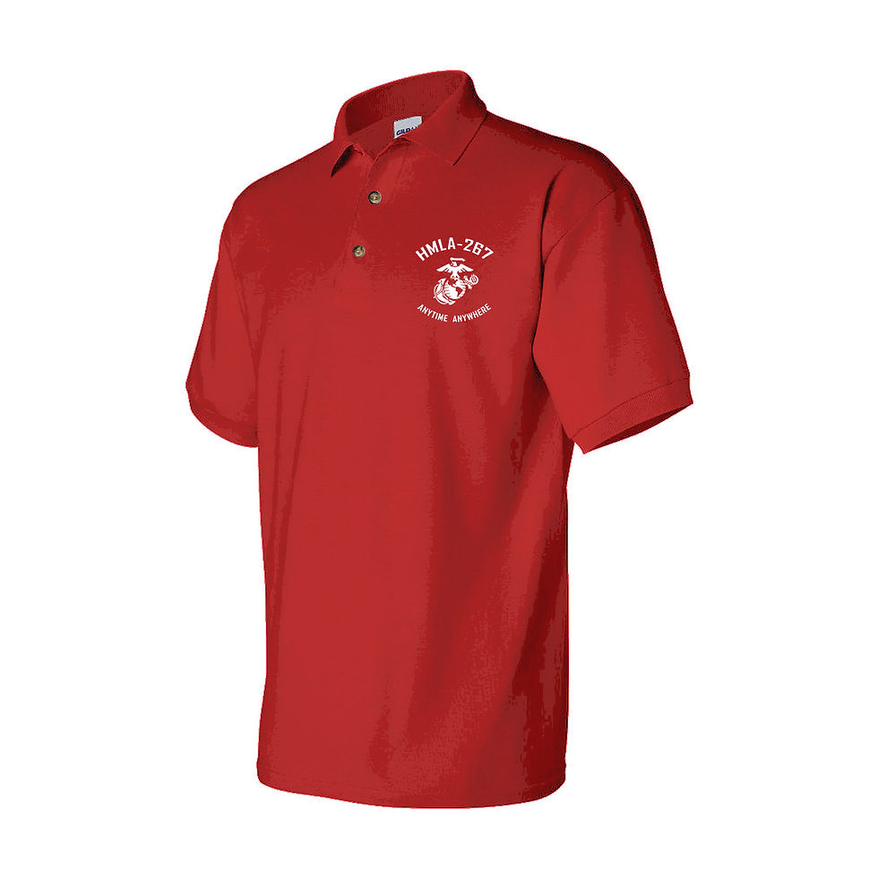 Thumbnail: HMLA-267 Embroidered Polo Shirt