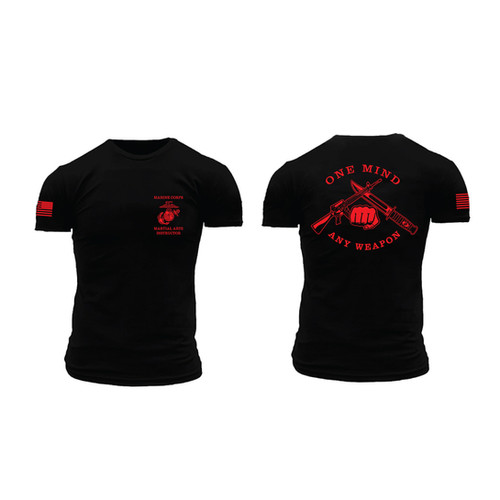 Short Sleeve USMC Martial Arts Instructor TShirt Victory Creative