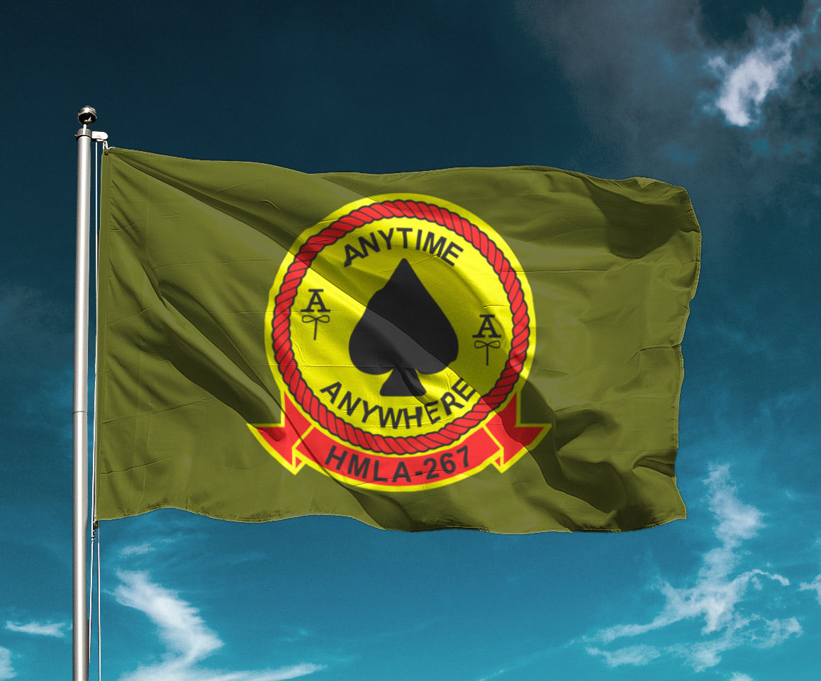 HMLA-267 OD Flag