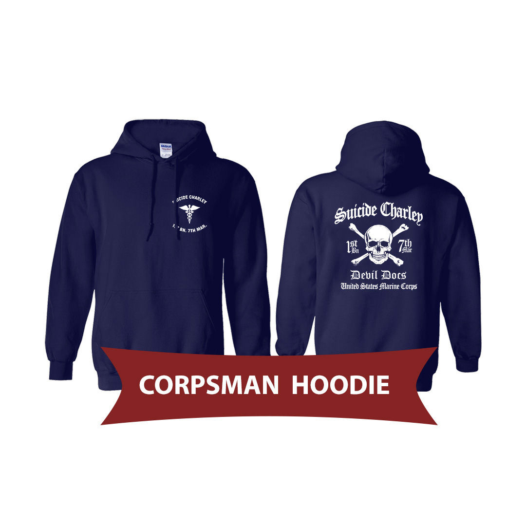 Corpsman Navy Pullover Hoodie