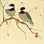 Chickadees and Berries
