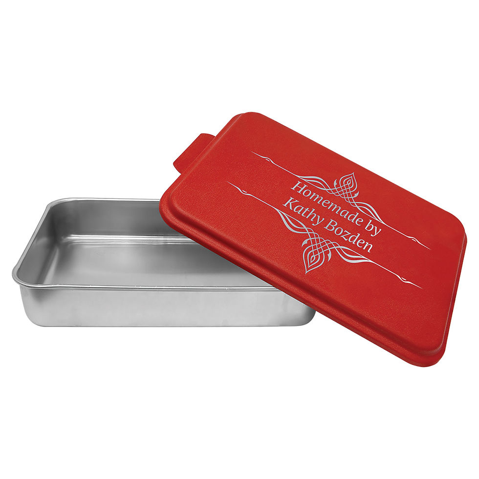 Thumbnail: Cake Pans with Personlized Lids