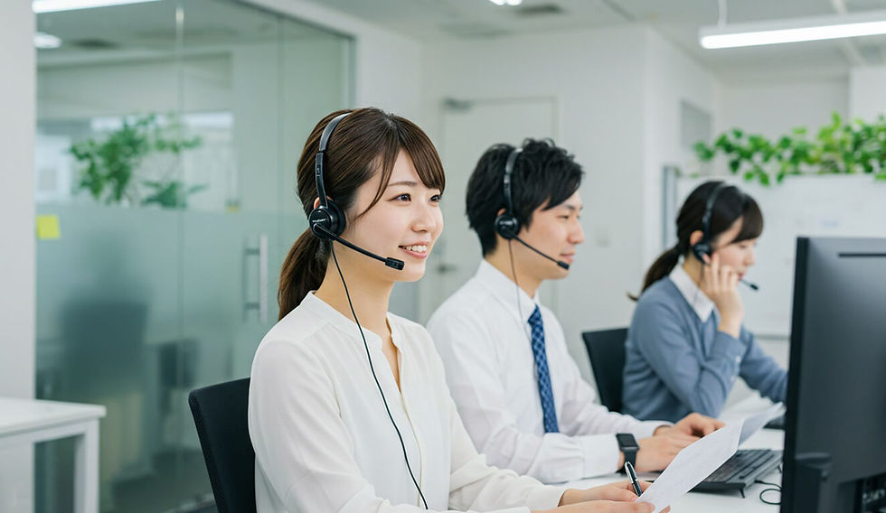 NobleCamps Japan の東京オフィスでのカスタマーサポートチーム – 法人向けトレーニングに関する問い合わせ対応