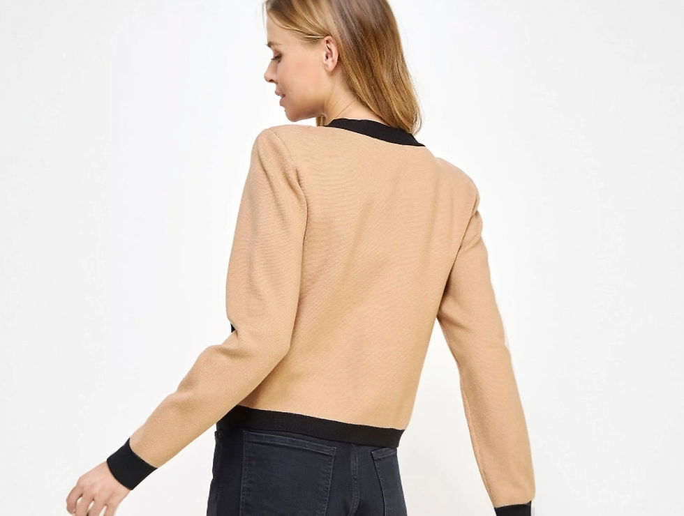 Thumbnail: Bow Detail Cardigan Jacket