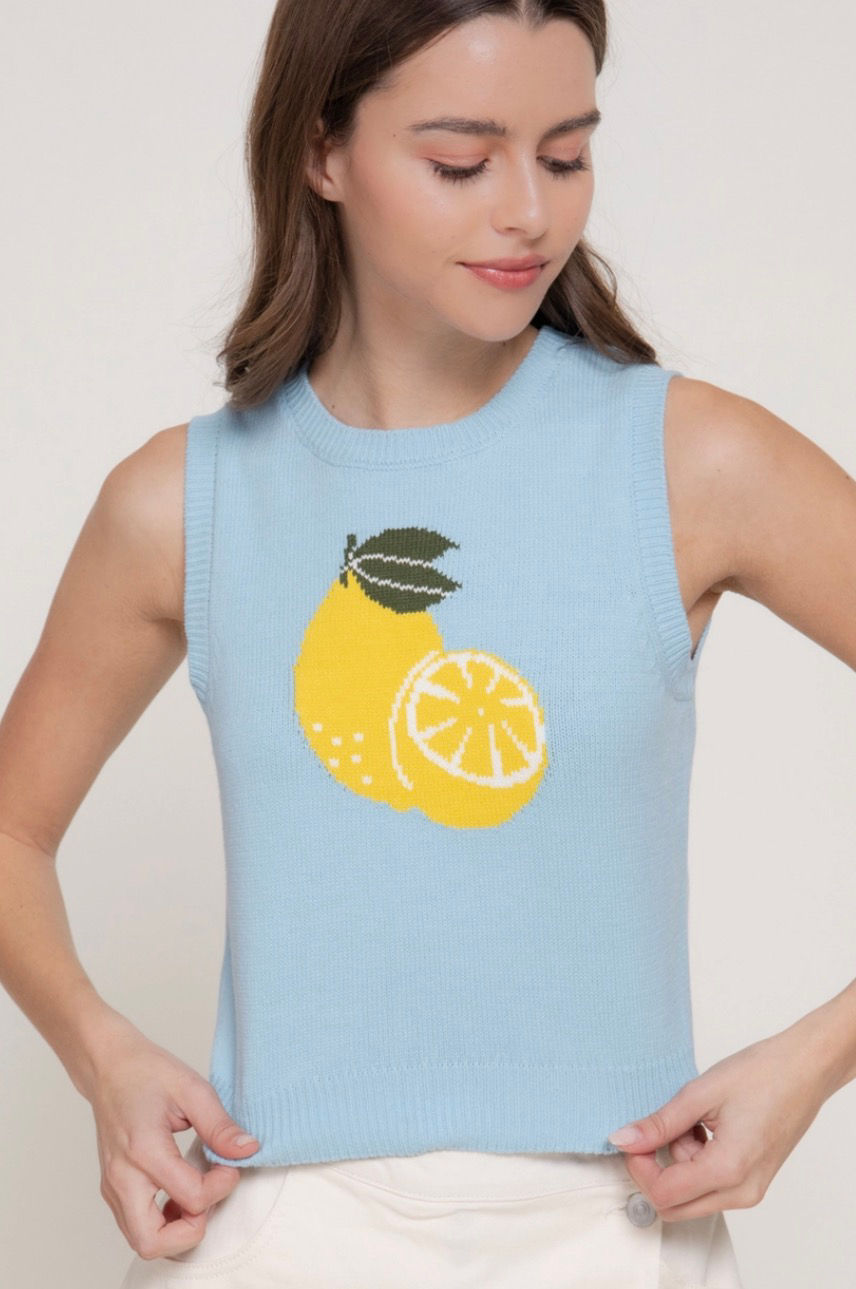 Thumbnail: Jacquard Lemon Top