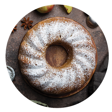 Bolo de Maçã e Especiarias