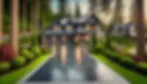 DALL·E 2025-02-11 23.43.38 - A luxurious residential scene featuring an upscale home with 