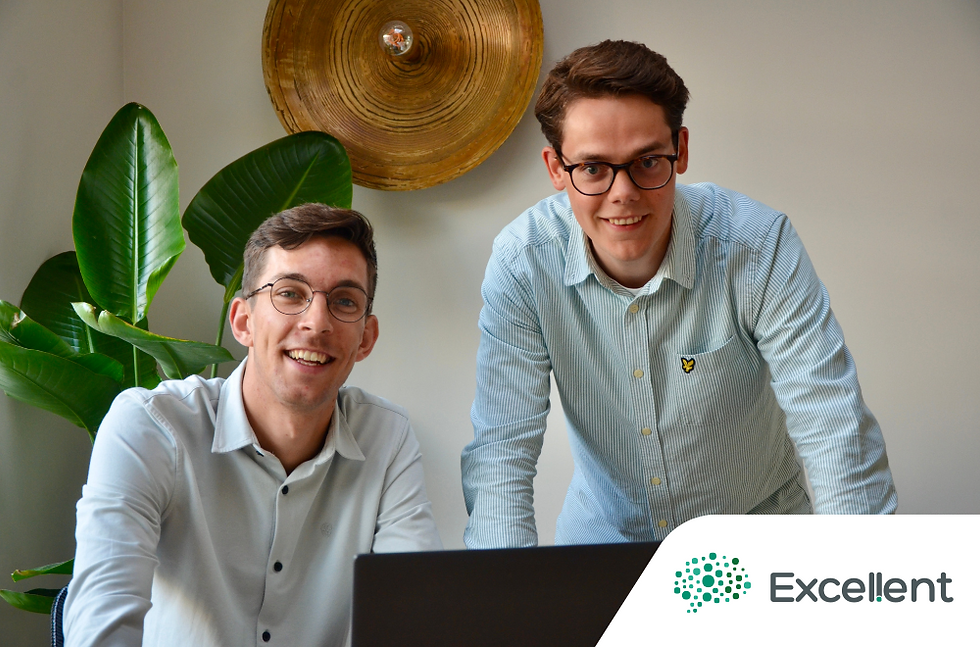 Excel-specialisten Robbert en Rick van Excel!ent