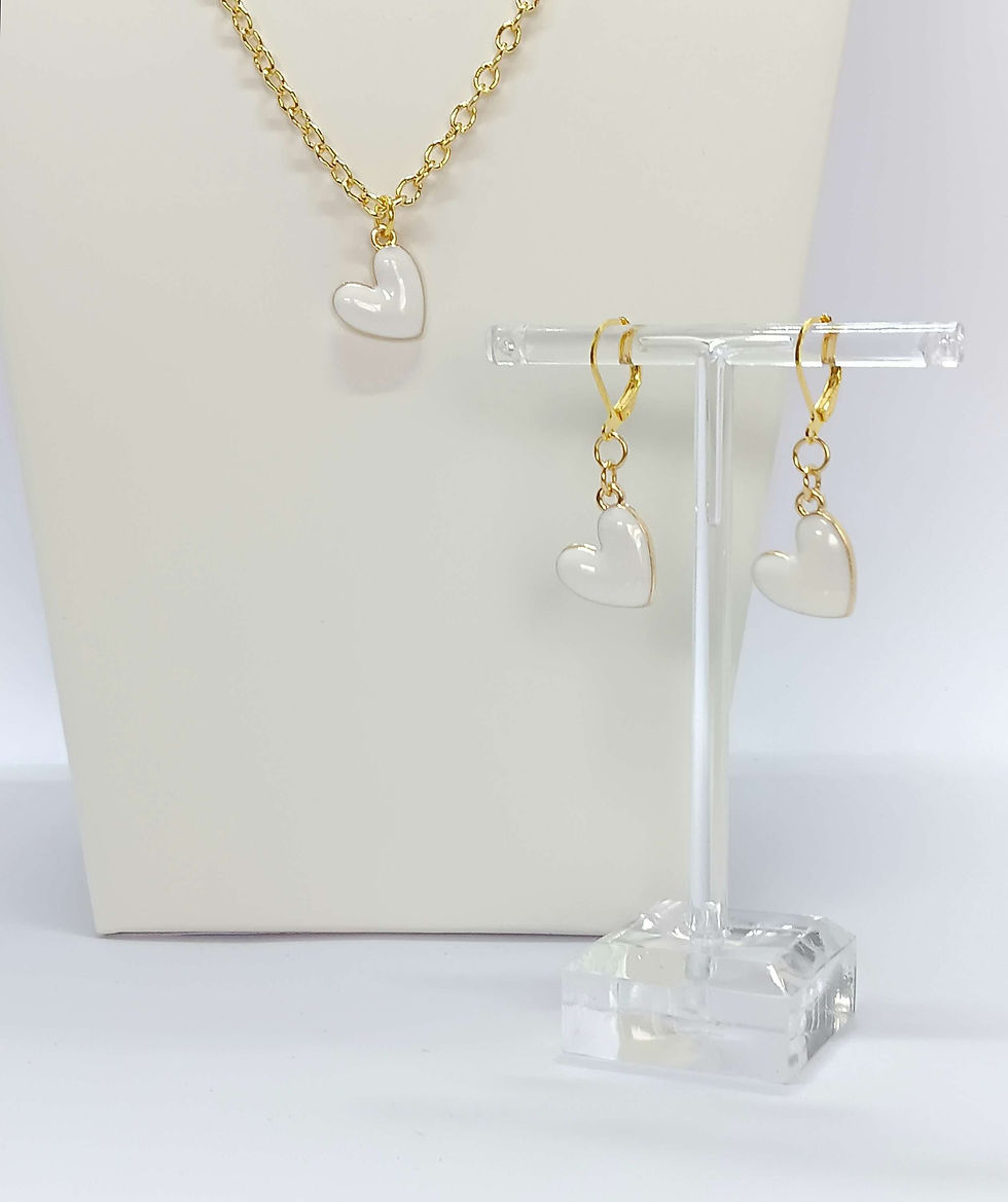 Thumbnail: White Heart Huggies & Hooks