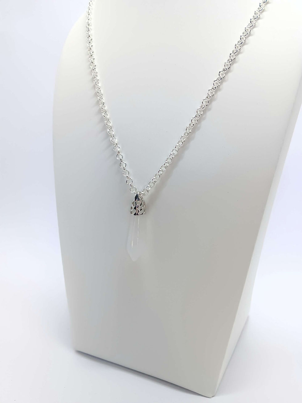 Thumbnail: Natural Quartz Crystal Point Pendant/Pendulum