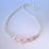 Thumbnail: Rose Quartz Necklace - Silver 
