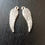 Thumbnail: 10 for €1-Antique Silver Wing Charms 14 x 6mm
