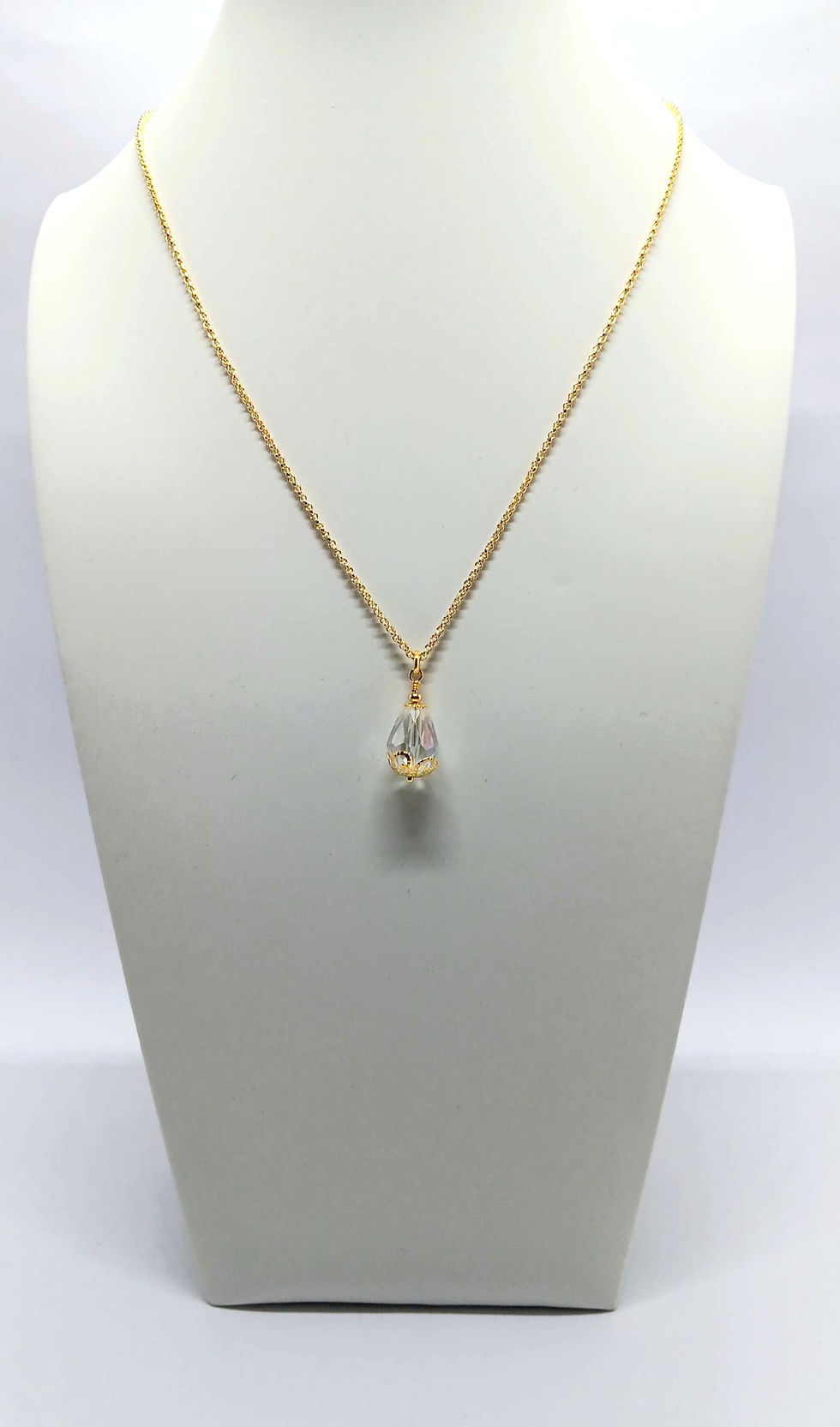 Thumbnail: Teardrop Crystal Pendant - 5 colours!