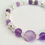 Thumbnail: Amethyst + Clear Quartz Bracelet
