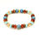 Thumbnail: JOY - Orange Agate & Wood Lace Bracelet