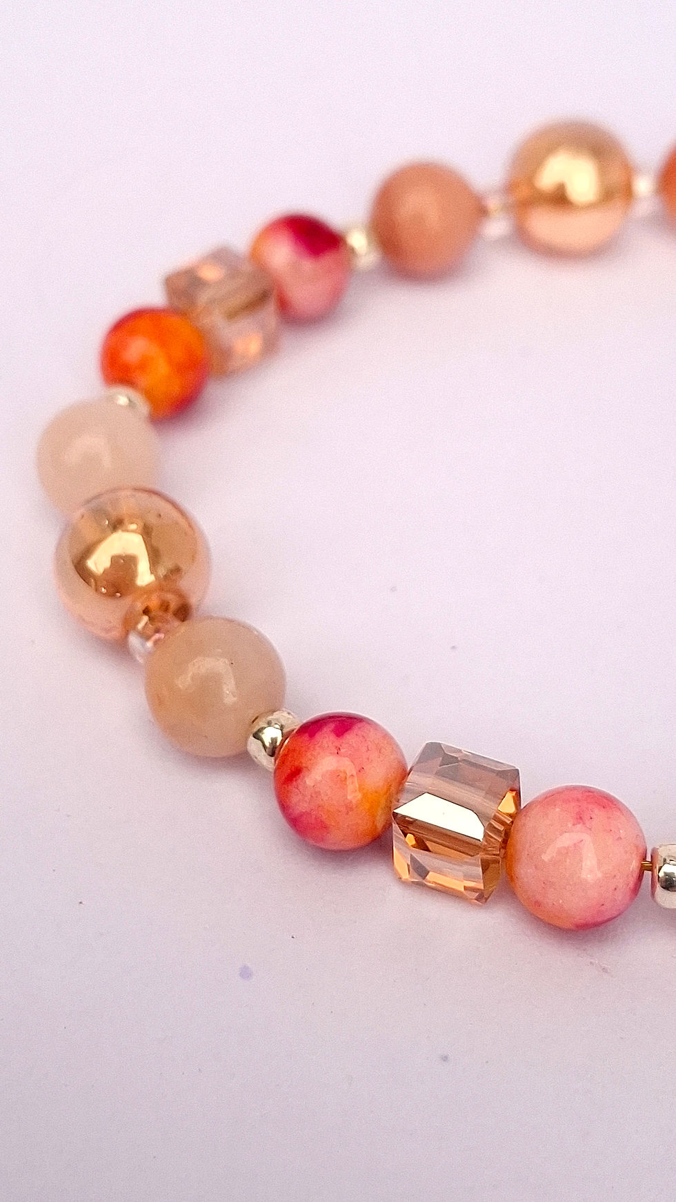 Thumbnail: Pink Aventurine & Jade Bracelet