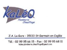 Kaléo - Plomberie - St Germain