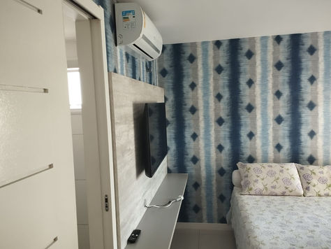 Suíte de apartamento de luxo com vista panorâmica para o mar no Porto das Dunas