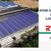 New Constructing Project; 2,030 KWDC Solar PV Rooftop, Ryobi Die Casting (Thailand) Co.,Ltd
