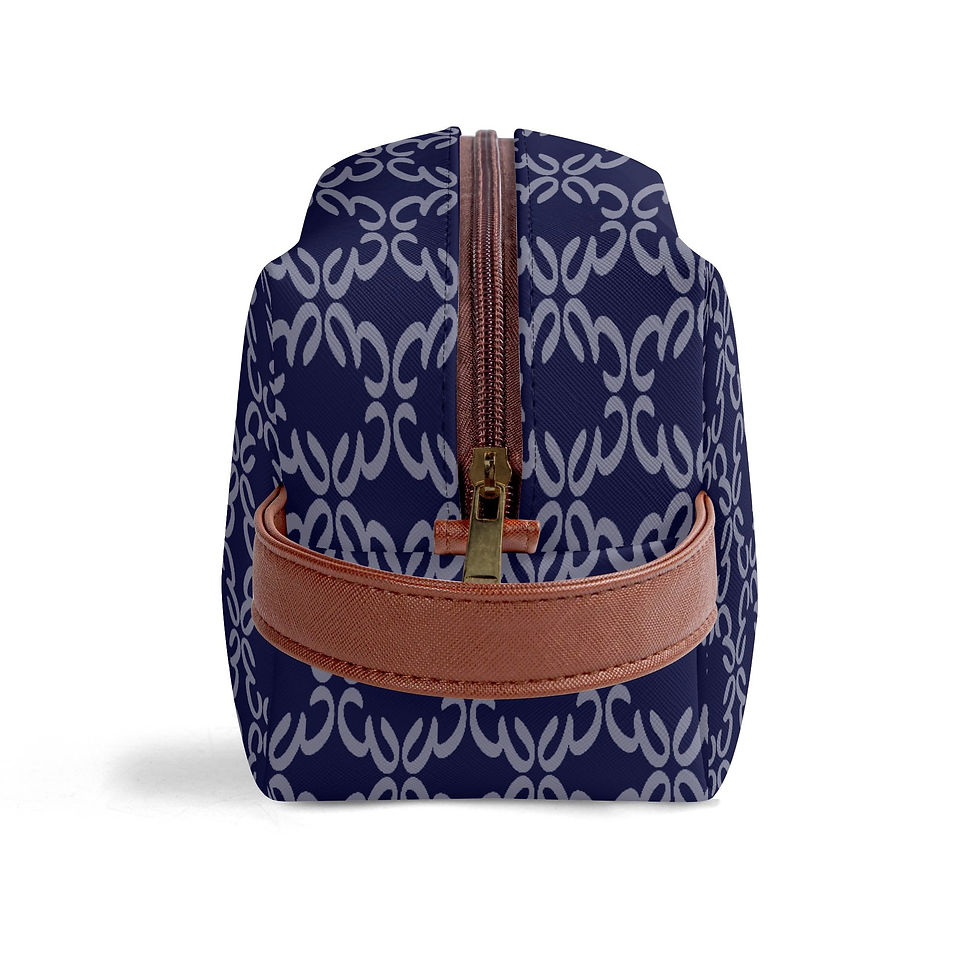 Thumbnail: Elegance Yachting - Travel PU Leather Toilettrie Bag Makeup Cosmetics Organizer