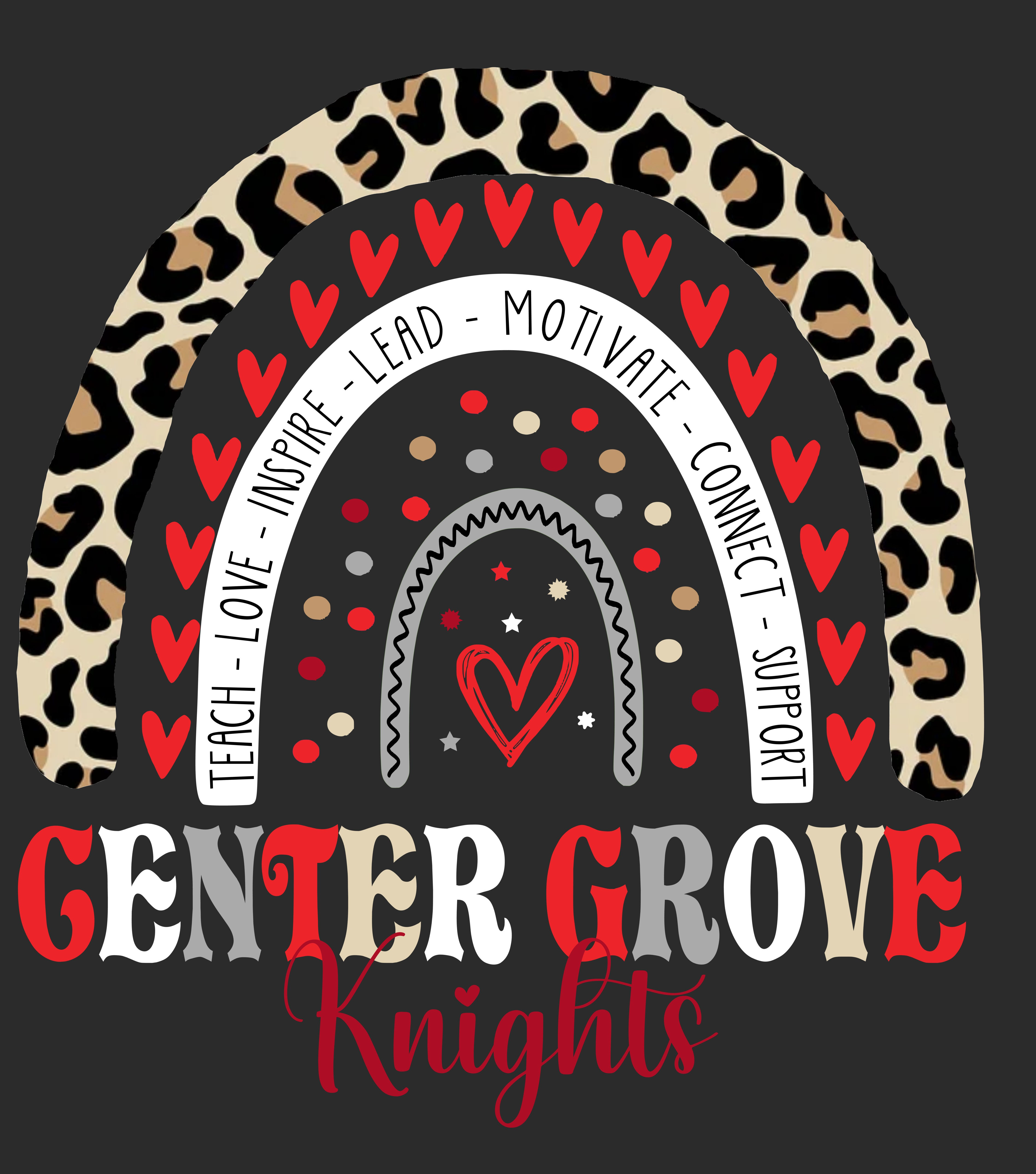 YOUTH CGES Rainbow Top