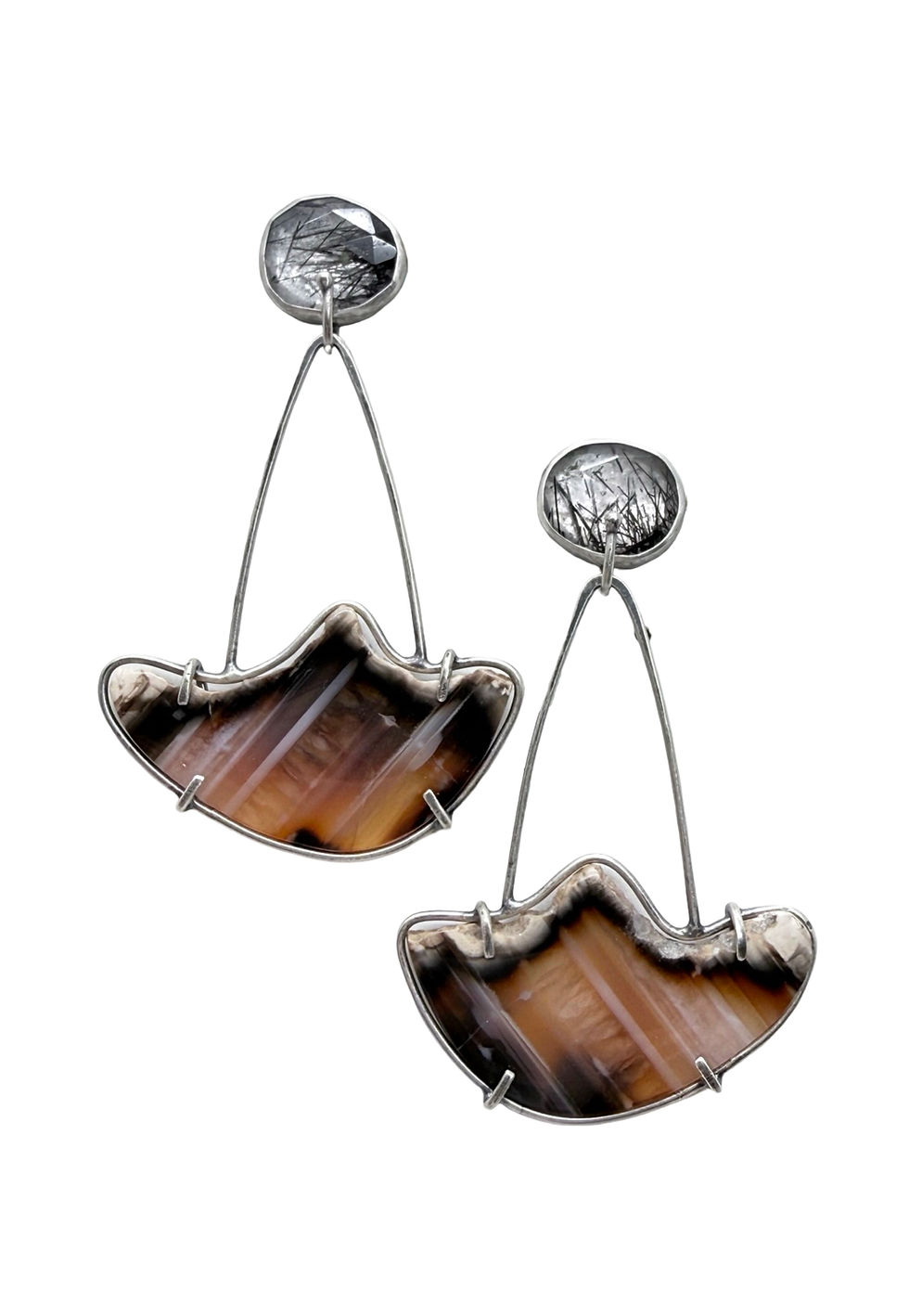 Thumbnail: Sumatran Agate Earrings $295