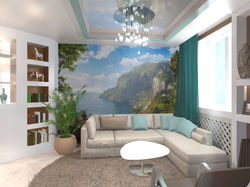 Гостиная с фреской