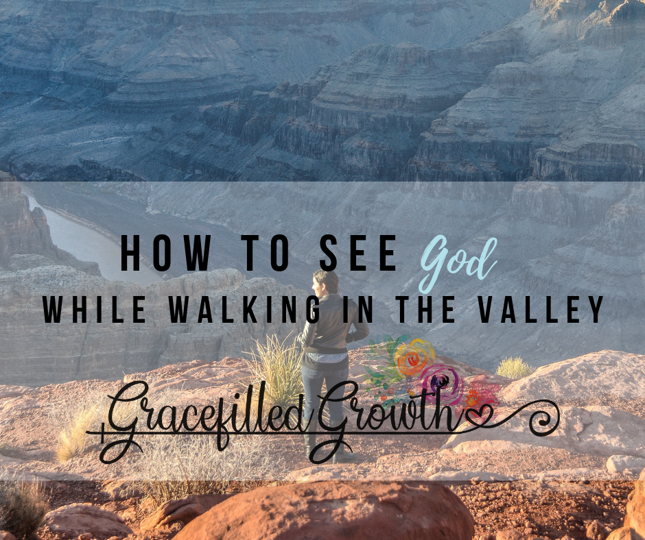 How to see God in the darkness. Where is God when I'm walking in valley? Psalm 23. Is God good?