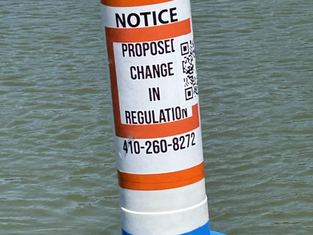 Regulation change buoy