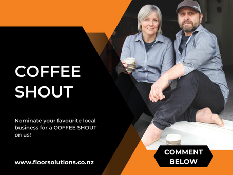 COFFEE SHOUT for local small business.