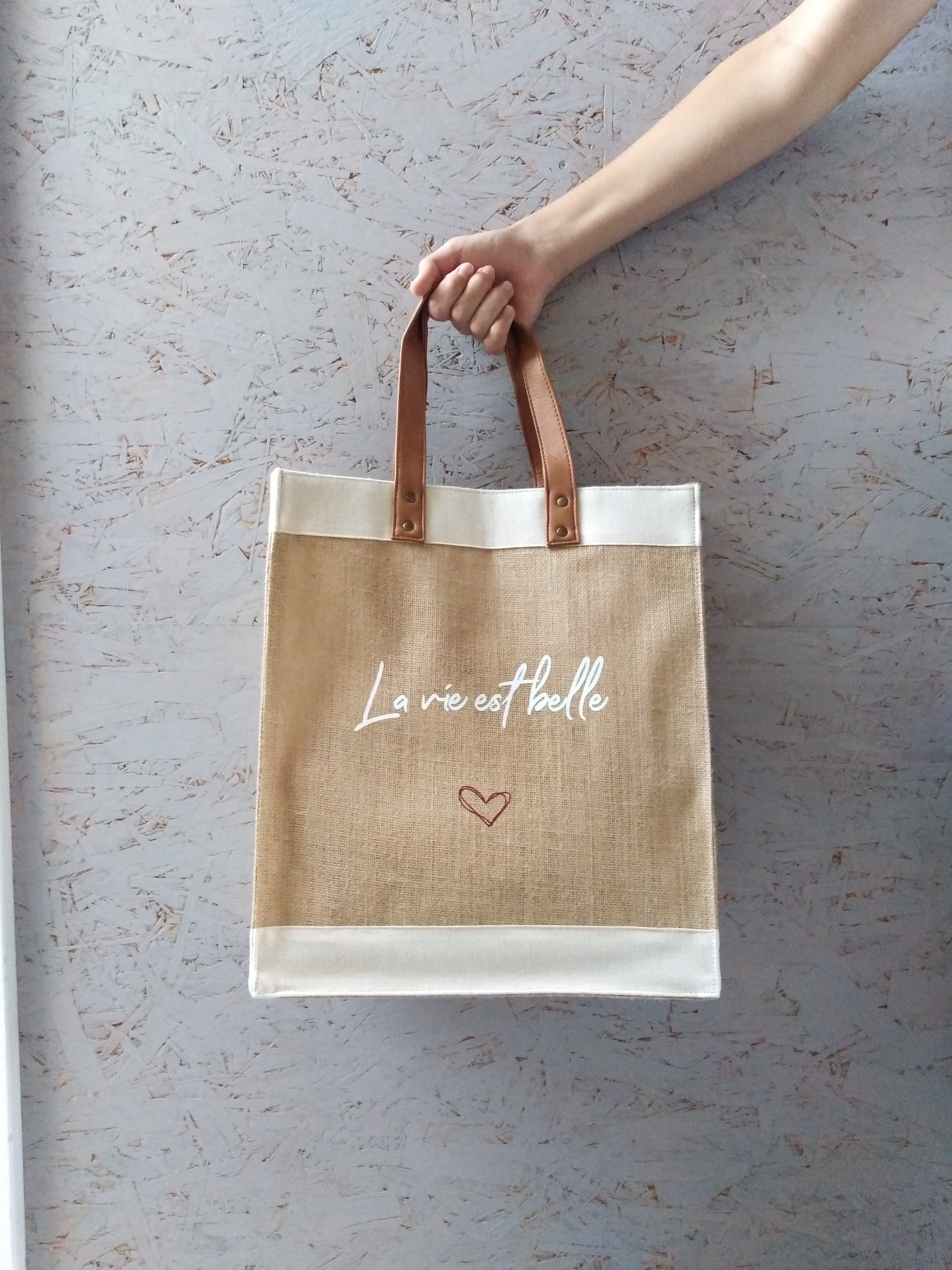 Cabas Safari La vie est belle