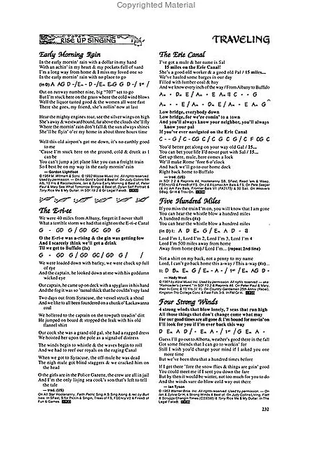 Rise Up Singing Large Print Edition Song Of The Wood