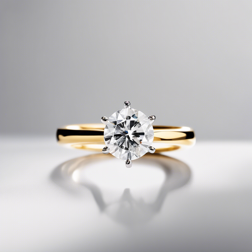 Elegant Diamond Solitaire Ring