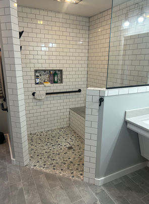 bathroom remodel by Cooley Brothers 