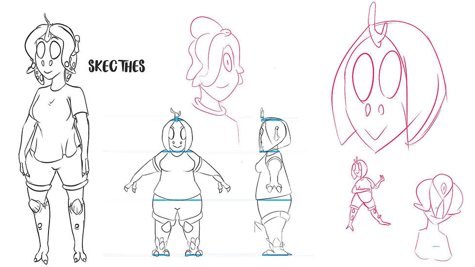 Mega portofolio character design