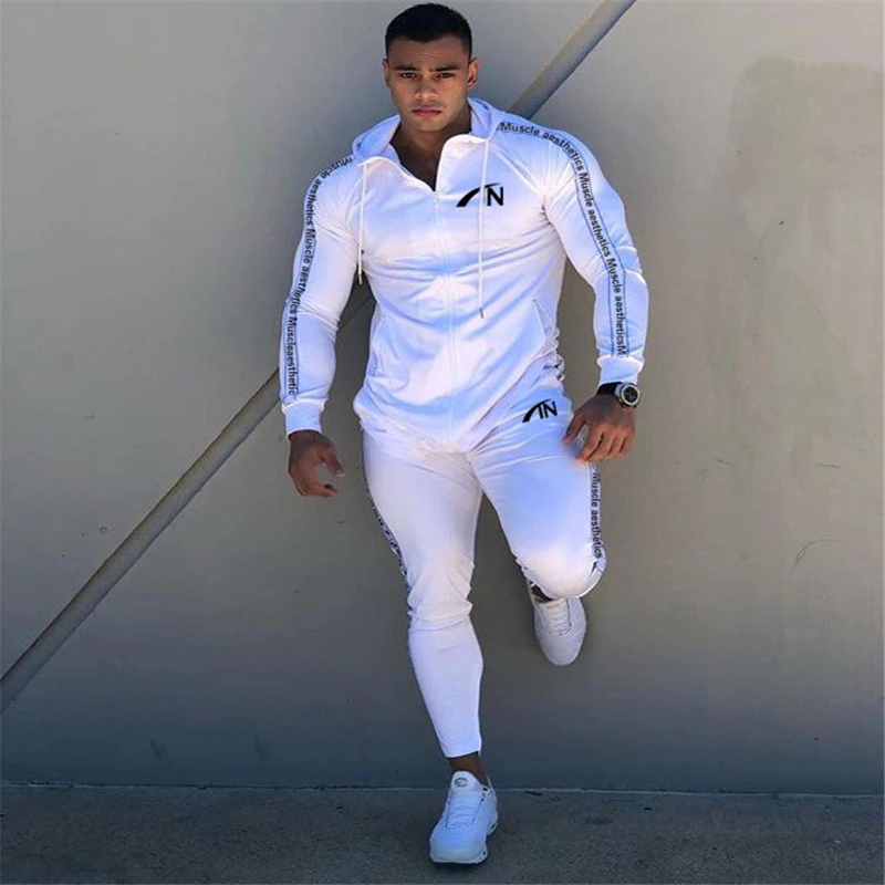 Miniatura: Conjunto Muscle Esportivo Masculino Calça+ Jaqueta