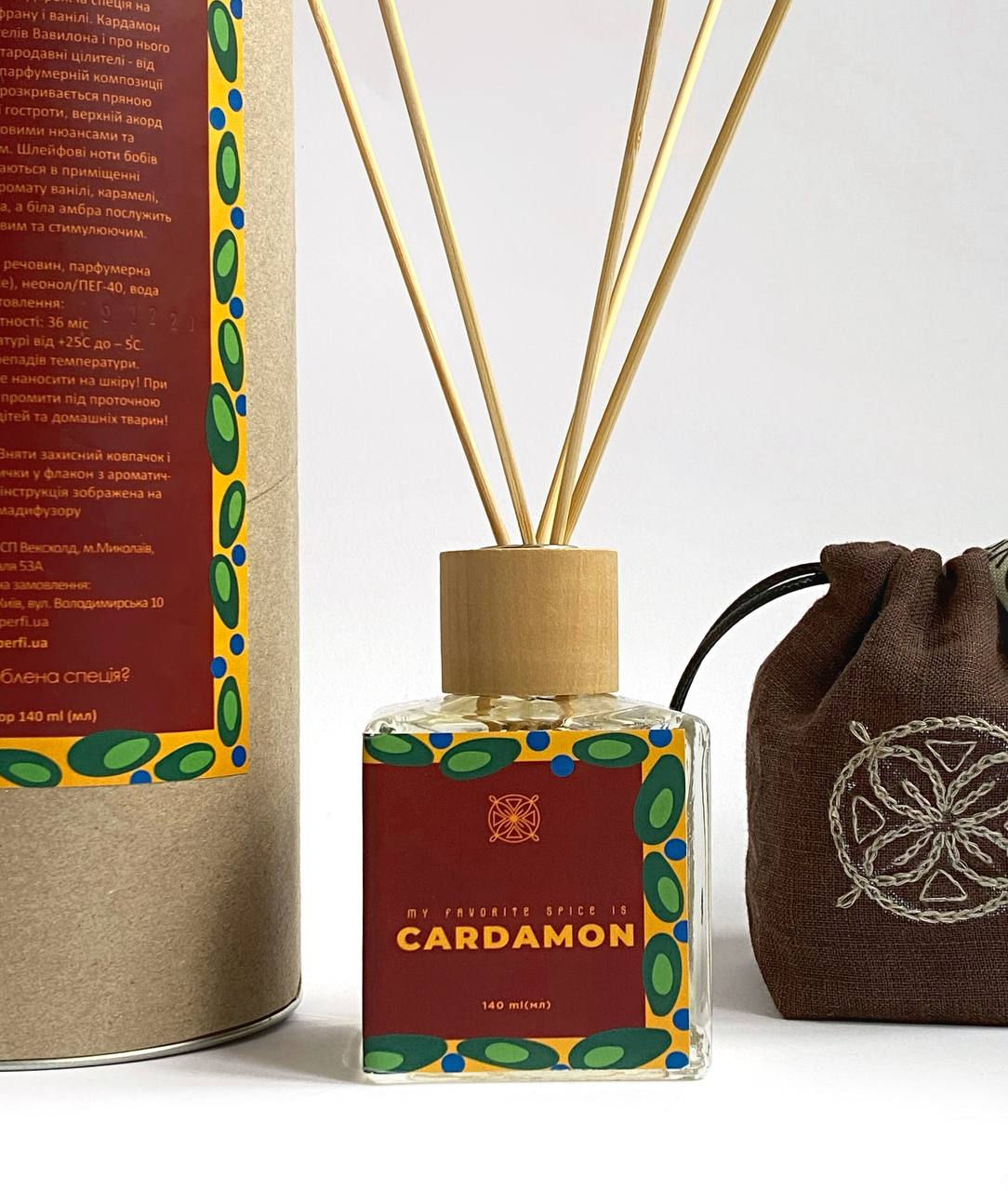 Подарочный набор аромадиффузор в мешочке и в тубусе