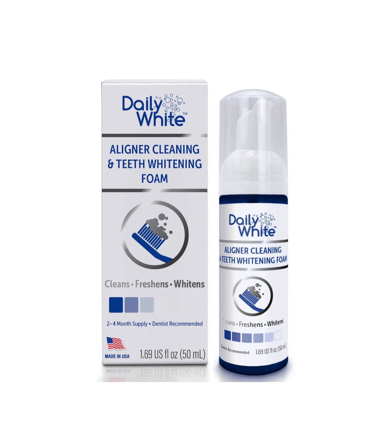 Aligner & Teeth Daily Whitening Foam 