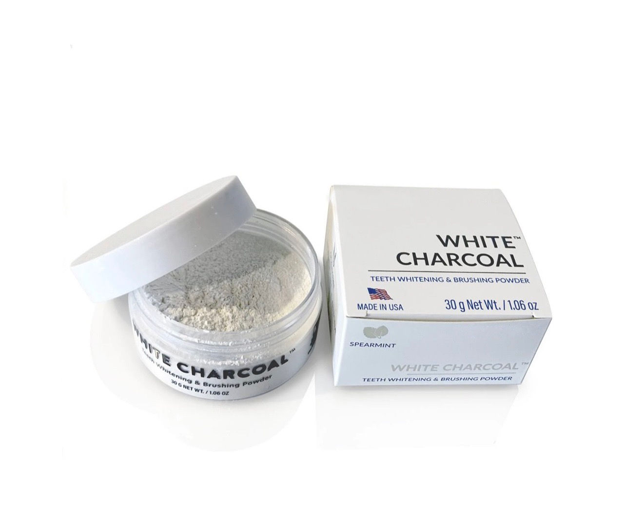 White Charcoal Teeth Whitening Powder