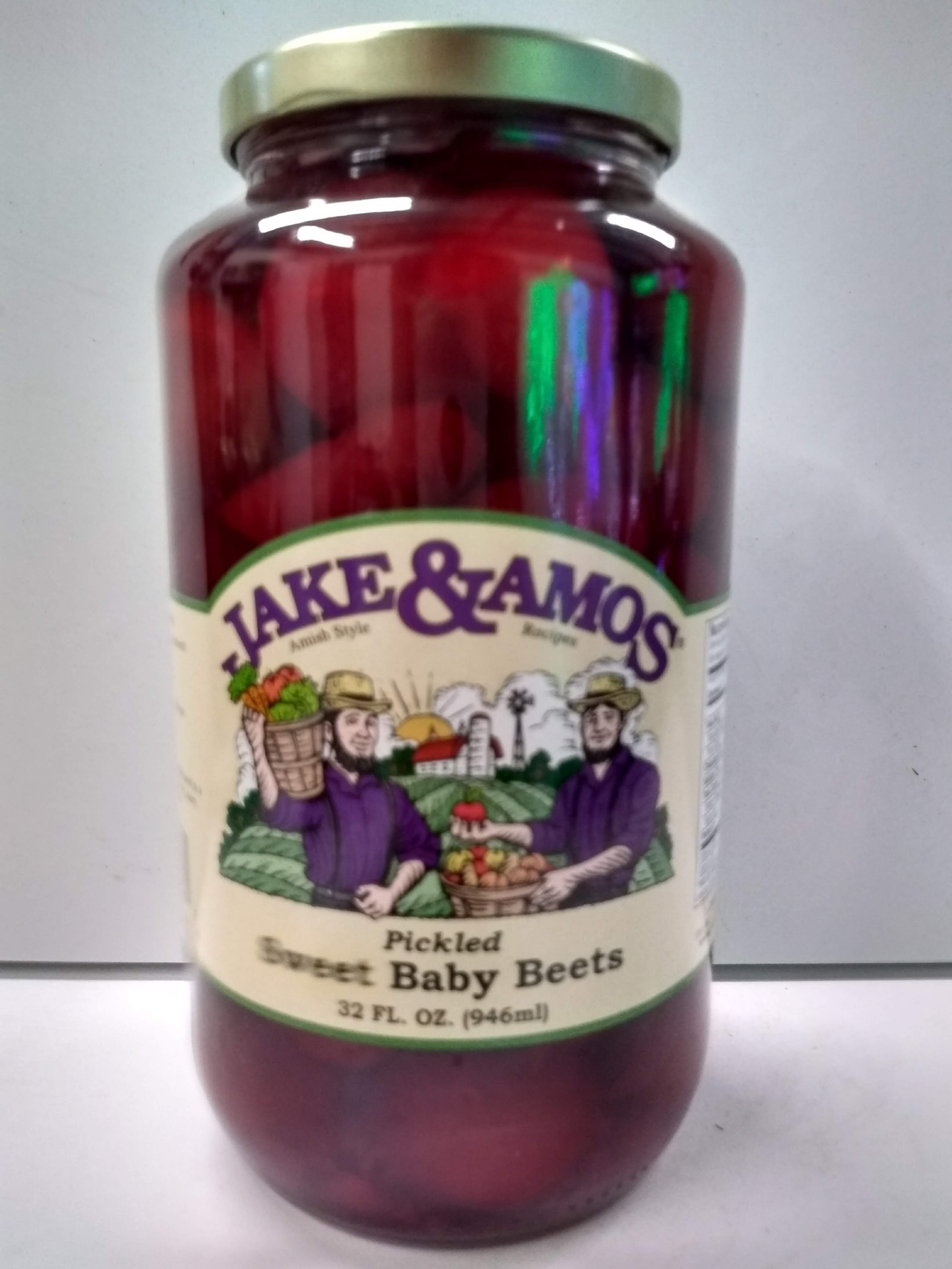 Jake & Amos Sweet Baby Beets- 32oz
