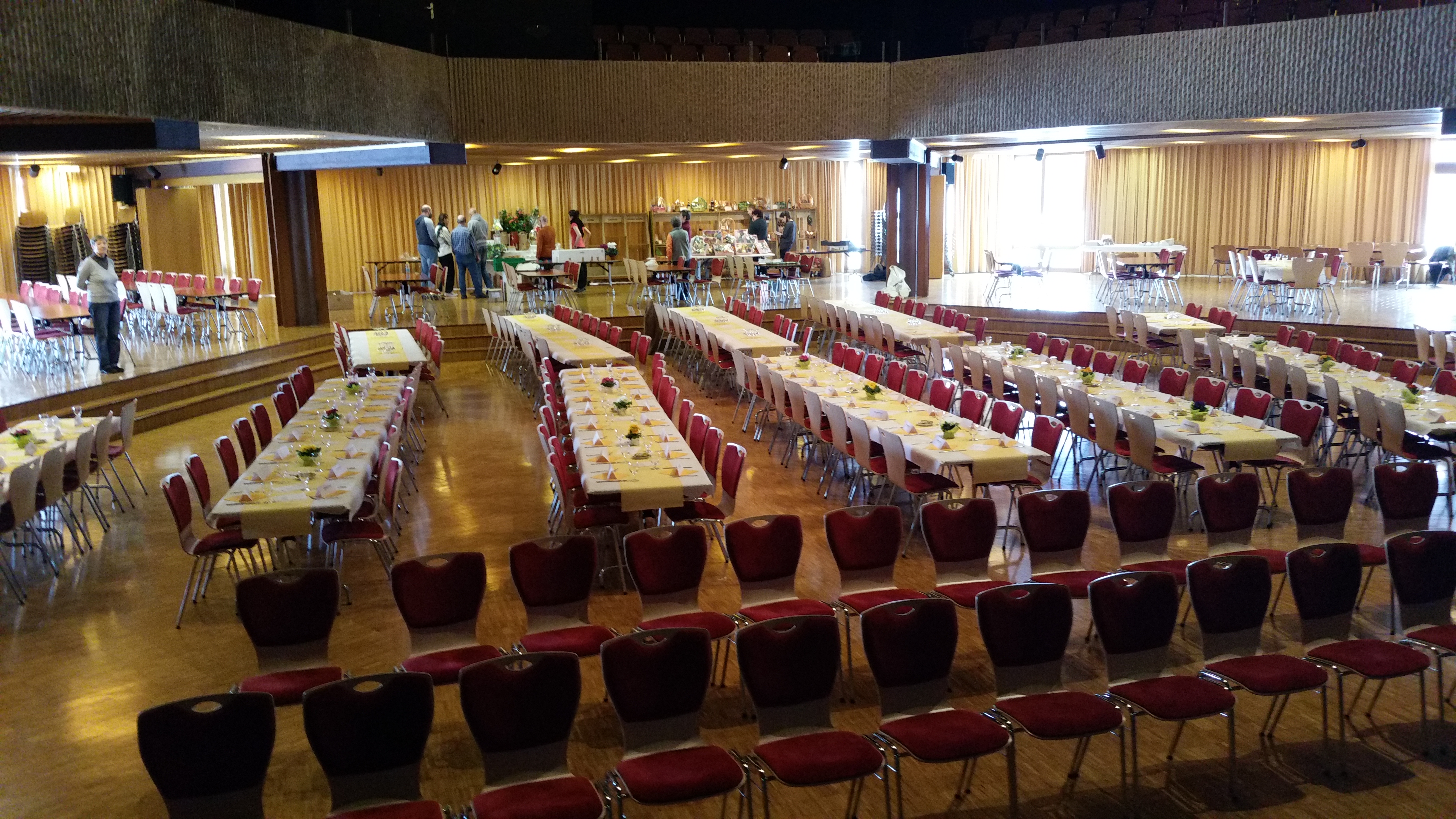 Mise en place de la salle