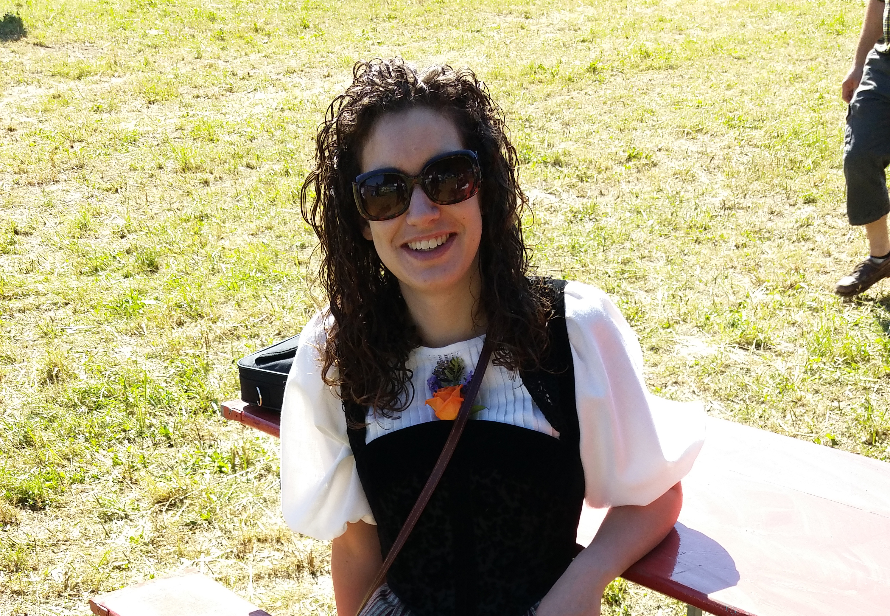 Notre Nathalie, toujours souriante