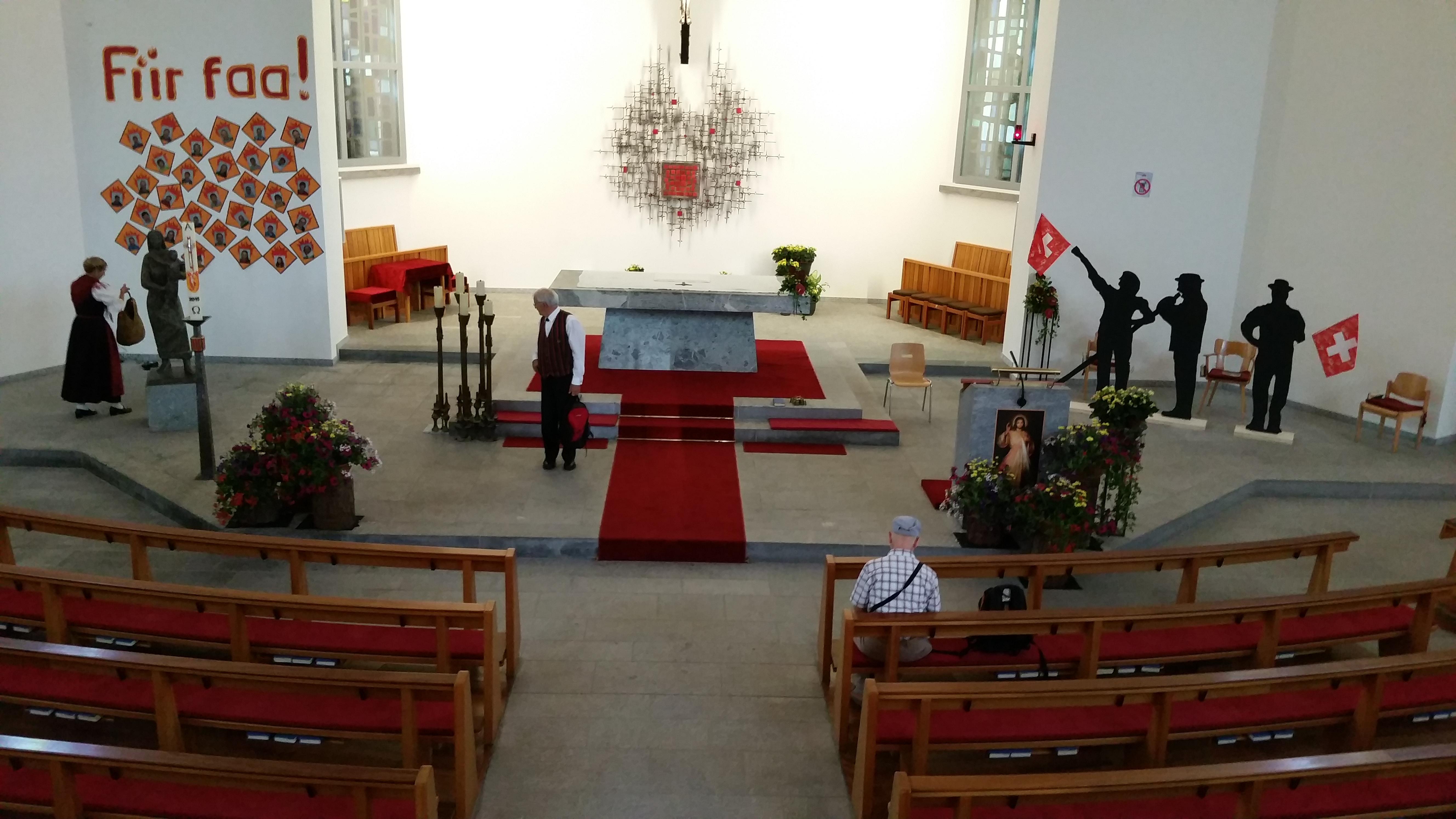 A l'église