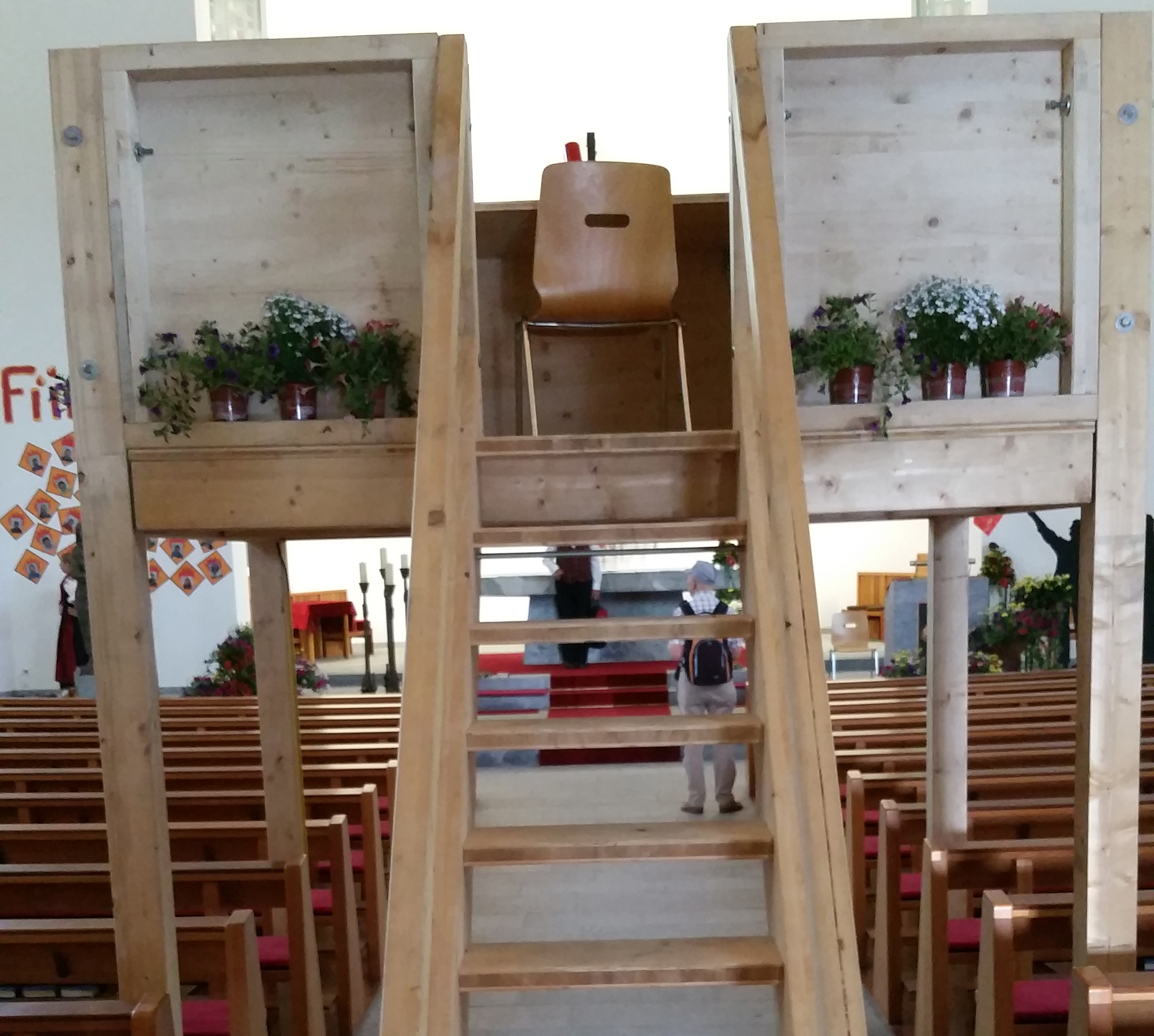 le podium des juges